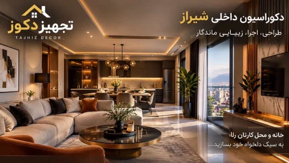 دکوراسیون داخلی شیراز؛ وقتی قرار است فضا دقیقاً برای شما طراحی شود